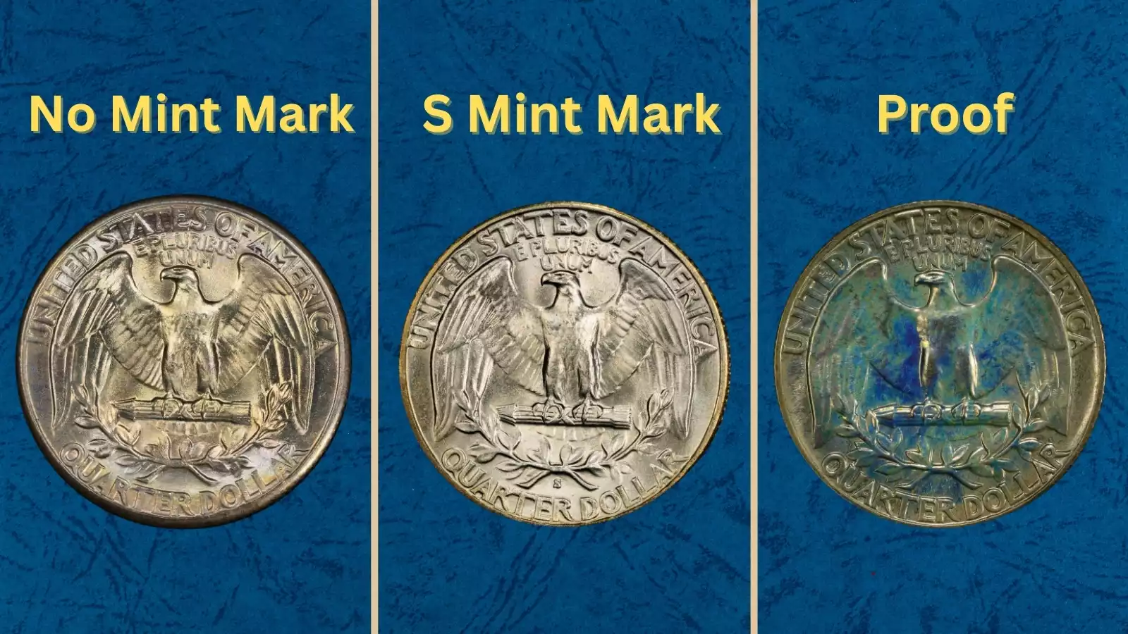 Historical view of 1938 Washington quarter production or group of 1938 quarters in various grades